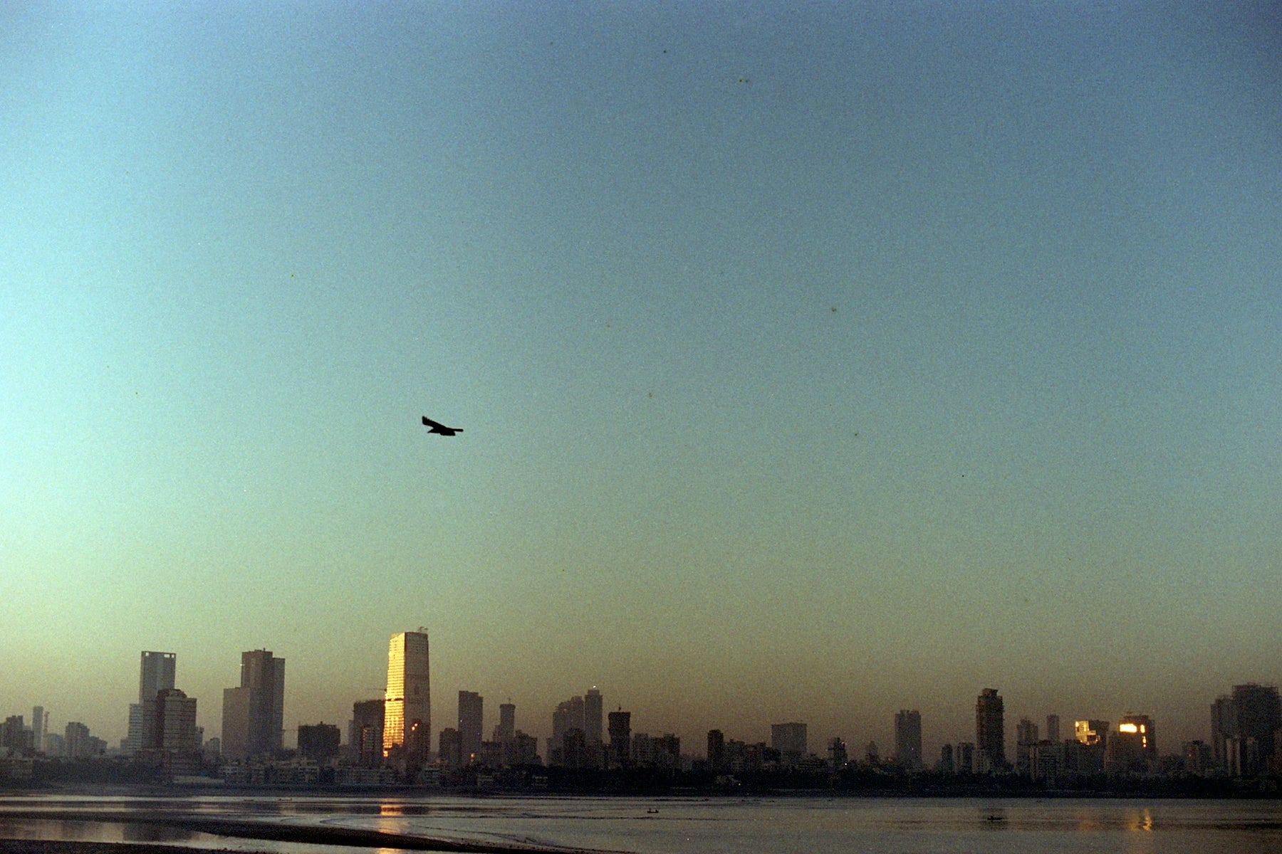 Bombay skyline at dawn.